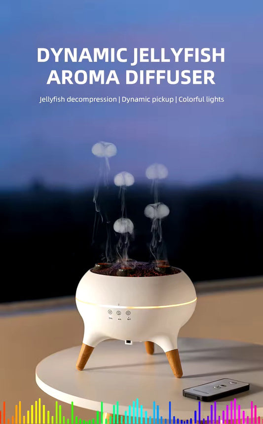 Jellyfish Flame Aromatherapy Essential Oil Diffusers My Store